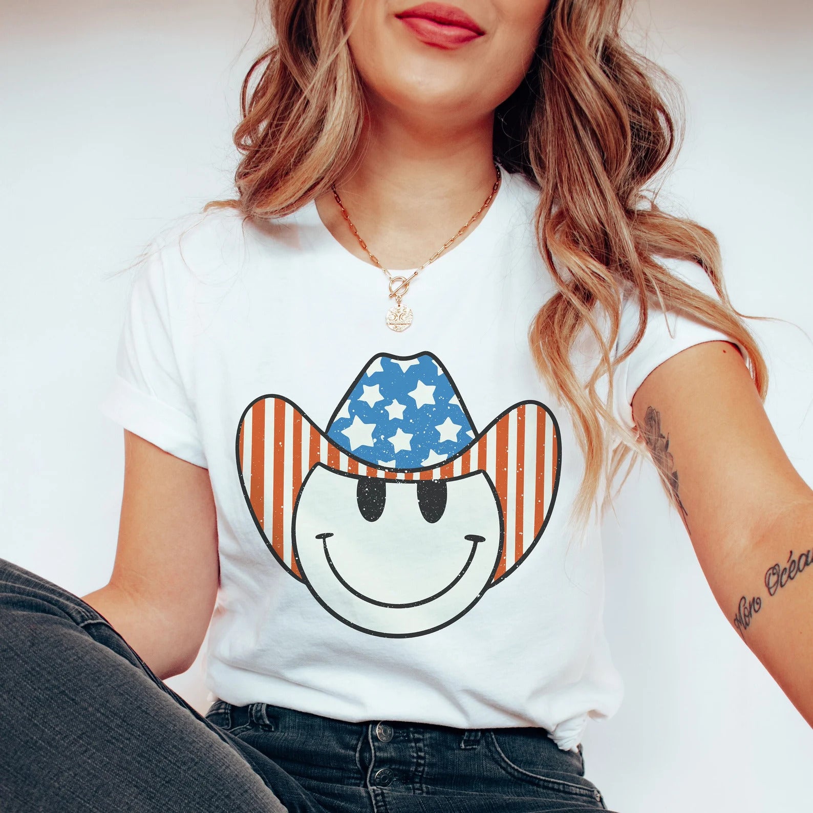 American Cowboy 4th Of July T-shirt